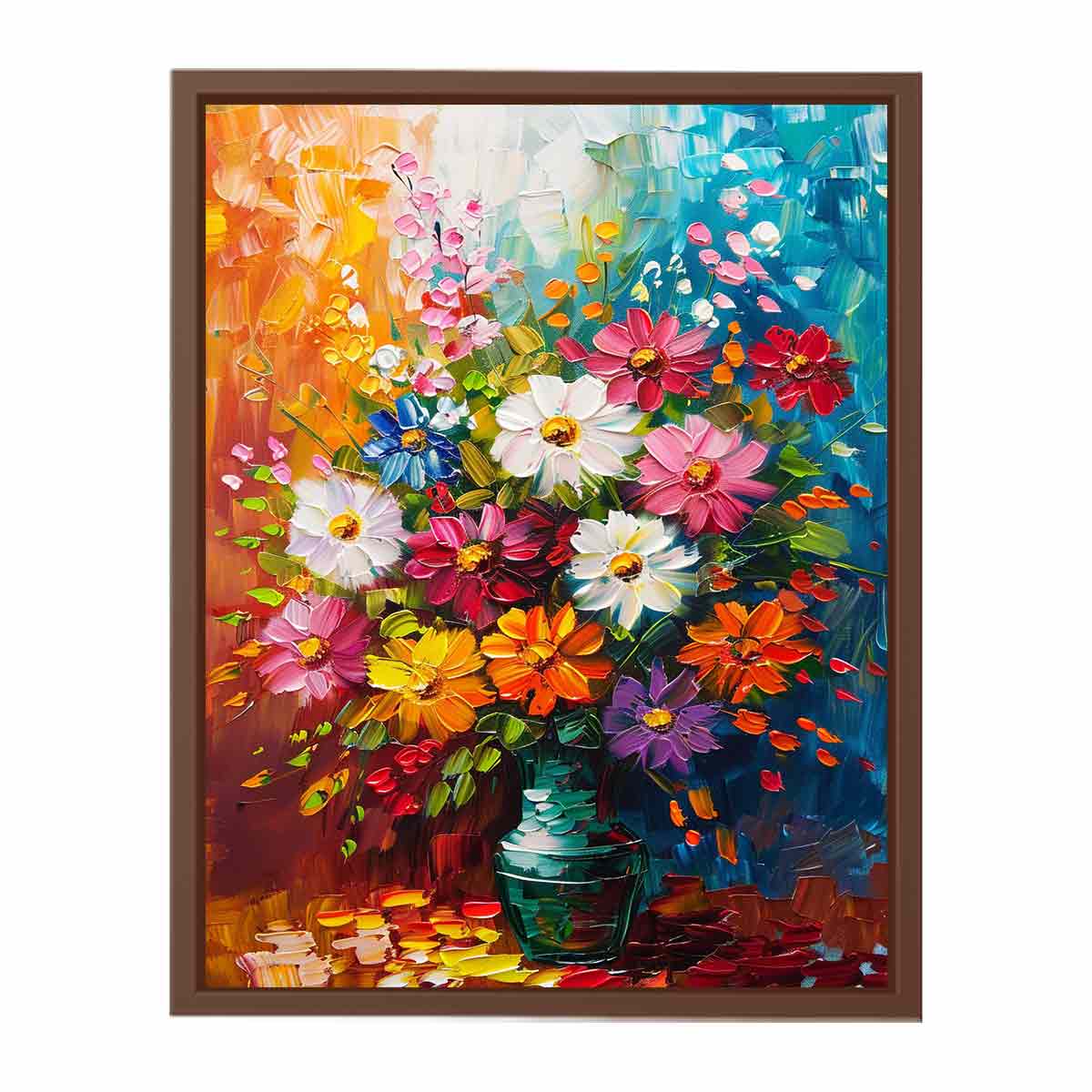 Vase of Flowers Canvas Art Print