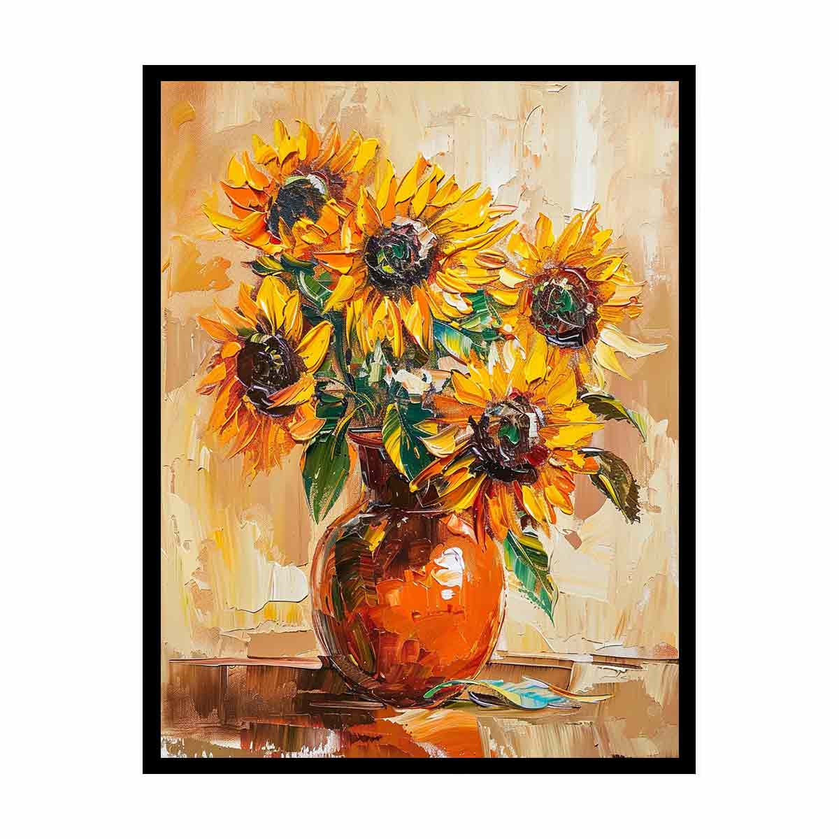 Vase of Flowers Wall Art