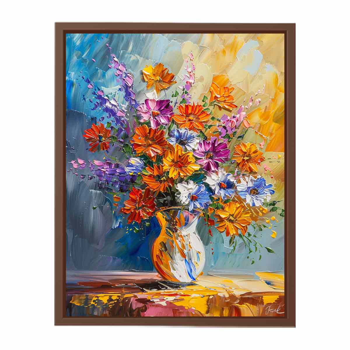 Vase of Flowers Wall Art