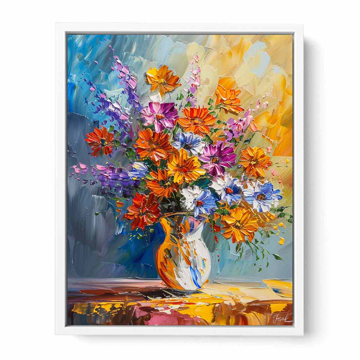 Vase of Flowers Wall Art