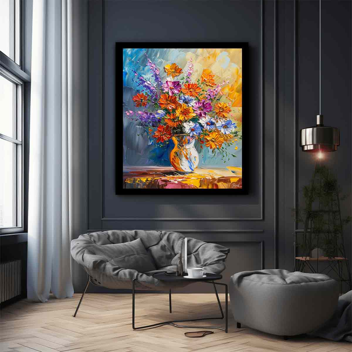 Vase of Flowers Wall Art