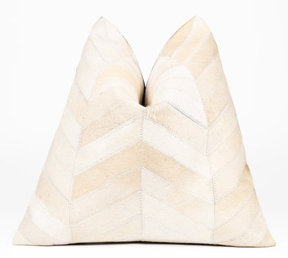 Canvello Genuine Cowhide Leather Decorative Throw Pillows - Handmade Patchwork Boho Accent Pillows For Sofa, Couch, Bed, Chair - Western Southwestern Farmhouse Pillow Covers With Feather Down Insert Included