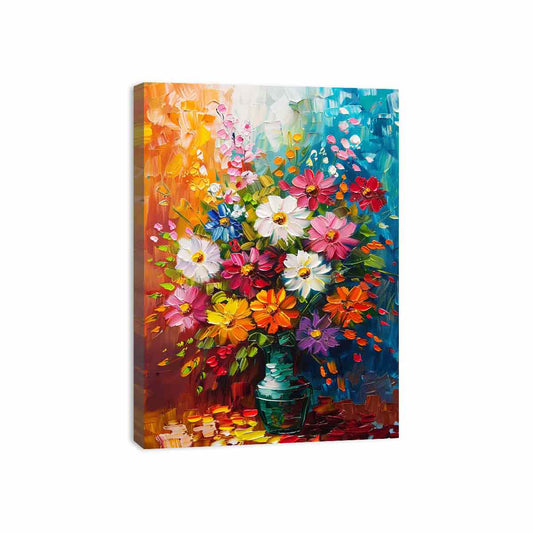 Vase of Flowers Canvas Art Print