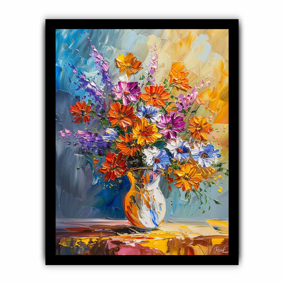 Vase of Flowers Wall Art